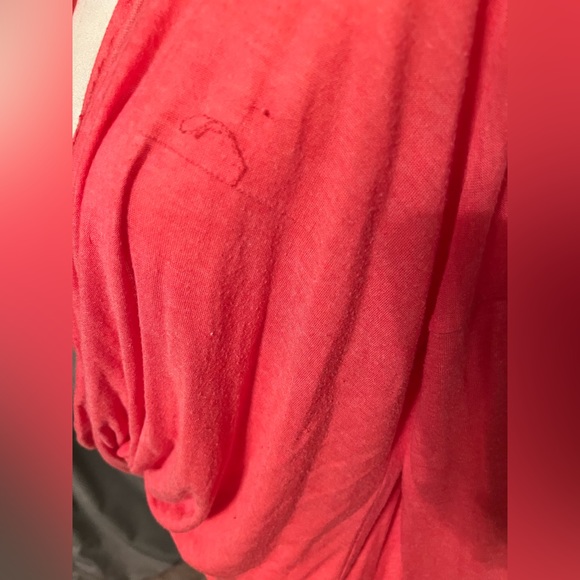 Jorge Pink Wrap Shirt Soft Size S Cover Up Perfect Layering for Summer and Fall - Picture 2 of 6